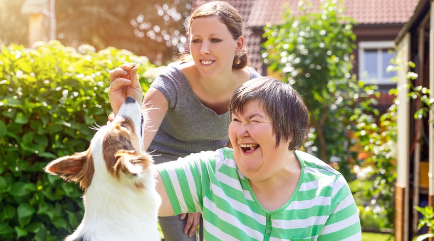 NDIS Support Worker providing in home care